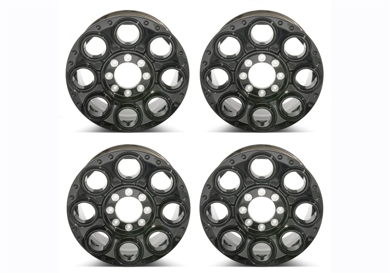 Ford Super Duty Caliber Wheel Kit - Ford Racing - 20x8in - Gloss Black - `23-`24